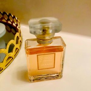 CHANEL Mademoiselle eau de parfume 1.2 ounces.